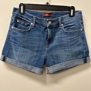 7 for all Mankind Denim Shorts 4”